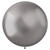 Latex-Luftballon Ultra-Metallic XL, 48cm, silber, Kugelform, 5 Stück - Silber