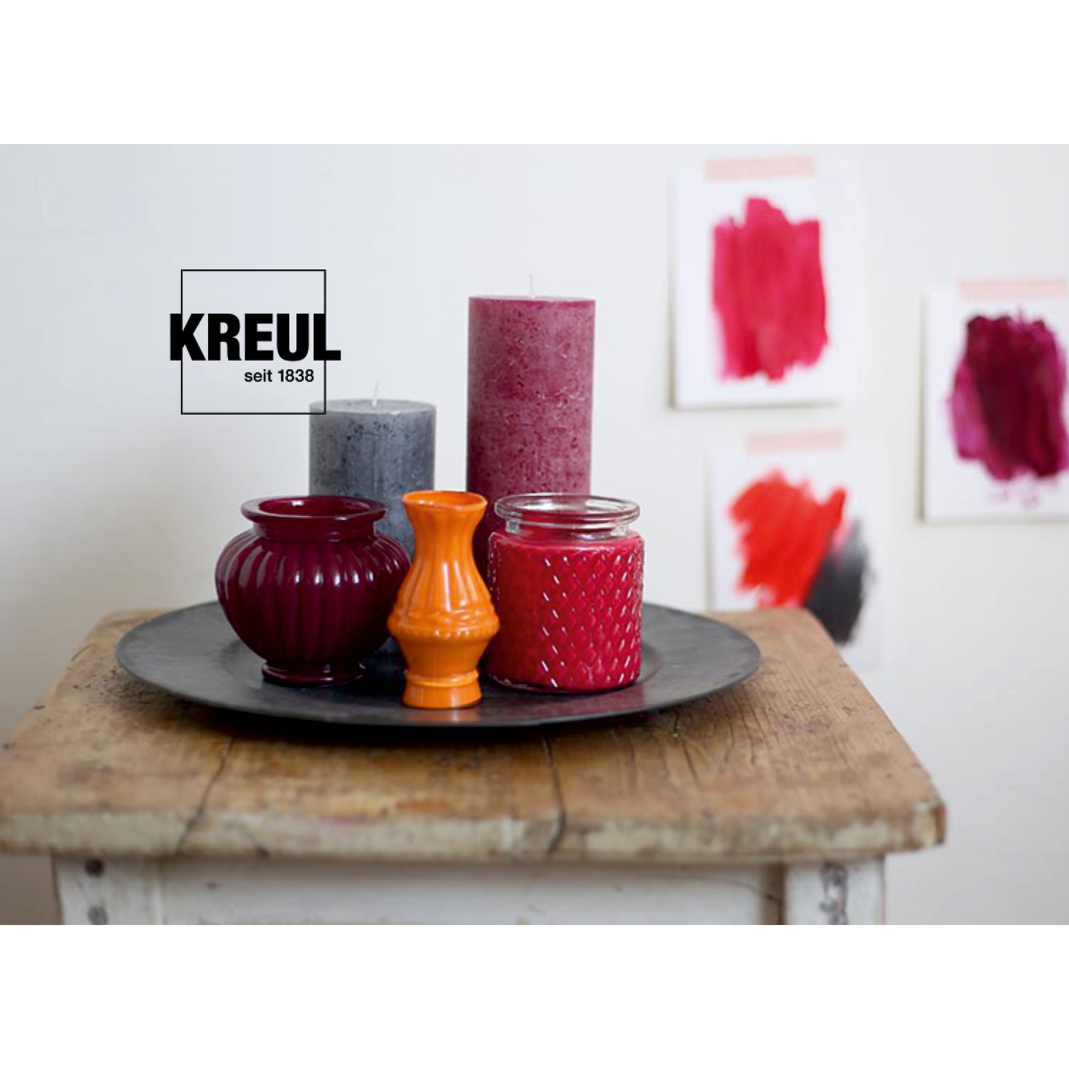 SALE Kreul Acryl Glanzfarbe 275ml Schwarz Bild 4