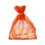 SALE Beutel aus Organza, 12x17 cm, orange, 6 St�ck