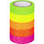 NEU Deko Tape / Klebeband, 5 Rollen, Neon Regenbogen Glitter