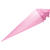 NEU 5er Pack Schultüte / Zuckertüte rund geklebt mit Filzmanschette, 70cm, rosa pink - Rosa Pink, 5 Stück