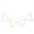 SALE Papierstrohhalme PASTEL DOTS, 25 Stck, 19,7 cm,  6 mm Bild 4