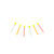 SALE Papierstrohhalme GLOWY MAGIC, 25 Stck, 19,7 cm,  6 mm Bild 4