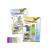 Glitter-Moosgummi / Schaumstoffplatten fr vielfltige Bastelarbeiten, Pastell-Sortierung, Set 1 - Glitter-Pastell-Sortierung, 5 Bogen