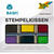 Stempelkissen-Set Basic, 6 Stck, farbig sortiert