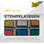 Stempelkissen-Set Metallic, 6 Stck, farbig sortiert - Metallic