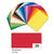 Color-Bastelkarton, Einzelbogen, 220 g/qm, 50x70 cm, Hochrot - Hochrot