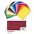 Color-Bastelkarton, 10 Bogen, 220 g/qm, 50x70 cm, Dunkelrot - Dunkelrot