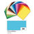 Color-Bastelkarton, 10 Bogen, 220 g/qm, 50x70 cm, Himmelblau - Himmelblau