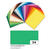 Color-Bastelkarton, 10 Bogen, 220 g/qm, 50x70 cm, Smaragdgrün - Smaragdgrün