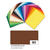 Color-Bastelkarton, 100 Blatt, 220 g/qm, DIN A4, Schokobraun - Schokobraun