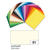 Color-Bastelkarton, Einzelbogen, 220 g/qm, 50x70 cm, Perlweiß - Perlweiß