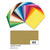 Color-Bastelkarton, 10 Bogen, 220 g/qm, 50x70 cm, Gold Matt - Gold Matt