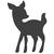 Motivstanzer Bambi, ca.1,7cm - Bambi, 1.7cm