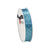 Seidenband Mini Dots, B: 15mm L: 3m, Aquamarin