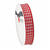 SALE Seidenband Vichy, B: 15mm L: 4m, Rot