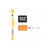 Sticktwist, 8 Meter, Farbe: Orange 016
