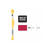 Sticktwist, 8 Meter, Farbe: Lachsrot 035
