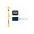 Sticktwist, 8 Meter, Farbe: Eisblau 129