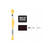 Sticktwist, 8 Meter, Farbe: Braun 282