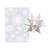 SALE Faltbltter,32 Bl., 15x15cm, Spiroflowers wei - Spiroflowers, 15x15 cm, 32 Blatt