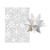 SALE Faltbltter,32 Bl.,20x20cm, Weie Kristalle - Weie Kristalle, 20x20 cm, 32 Blatt