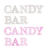 MDF-Buchstaben-Set CANDY BAR - CANDY BAR