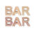 Papp-Buchstaben-Set BAR - BAR