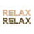 Papp-Buchstaben-Set RELAX - RELAX