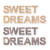 Papp-Buchstaben-Set SWEET DREAMS - SWEET DREAMS