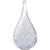 Kunststoff/ Plastik Tropfen, 11 cm, 1 Stck