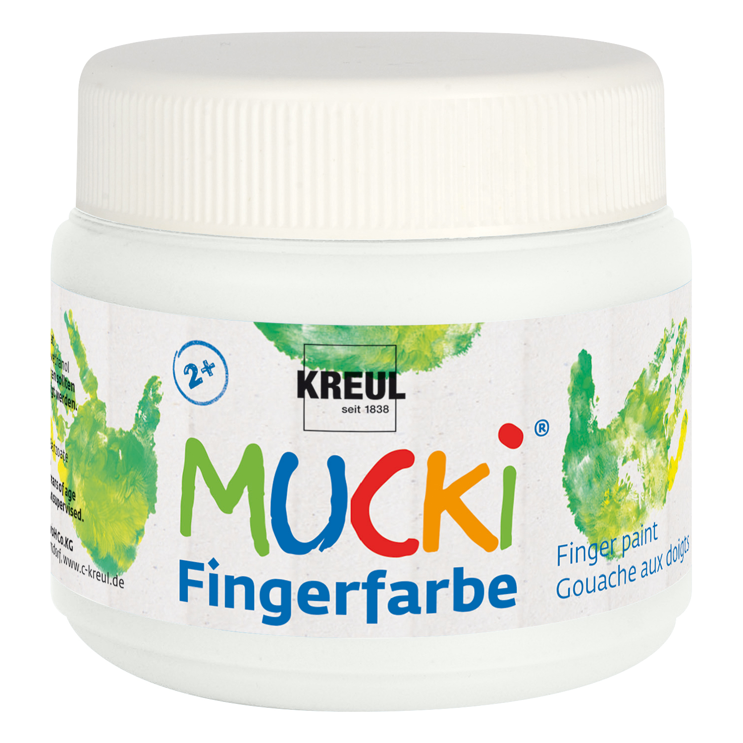 MUCKI Fingerfarbe Wei 150 ml