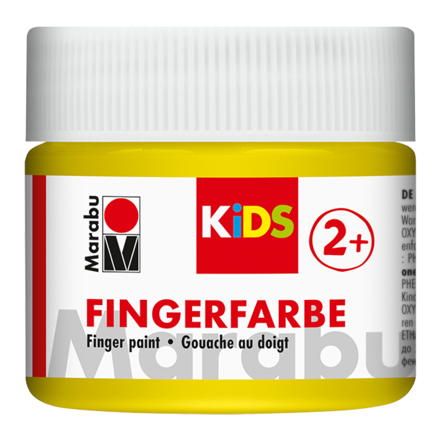 Marabu Kids Fingerfarbe, 100ml, Gelb