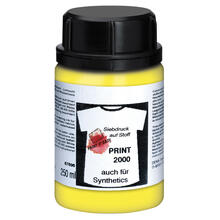 NEU PAINT IT EASY Siebdruckfarbe DEKAPRINT 2000 Deckend, 250 ml, Citron