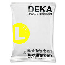 DEKA-Textilfarbe/ Batikfarben / Stoff-Frbefarben, Serie L, 10g, Zitron