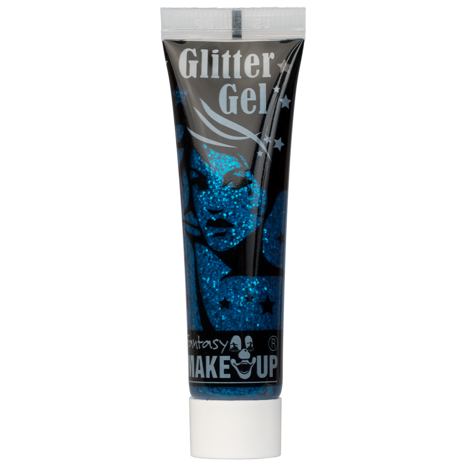 NEU Fantasy Glittercreme fr die Haut, Tube 15ml, Blau