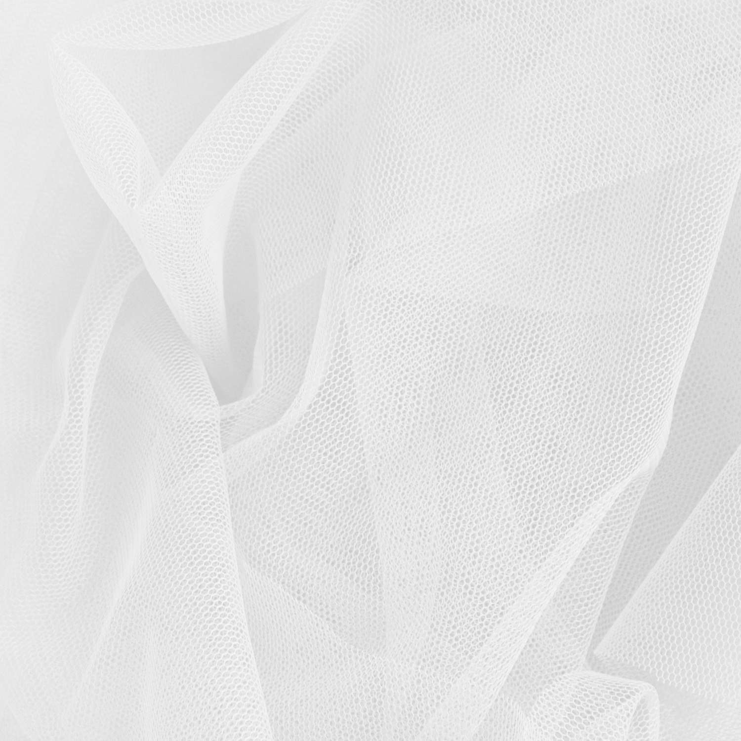 SALE Tllstoff, Breite ca. 145cm, Lnge 1 Meter - Farbe WEISS fr Kostme, Deko, Hochzeiten