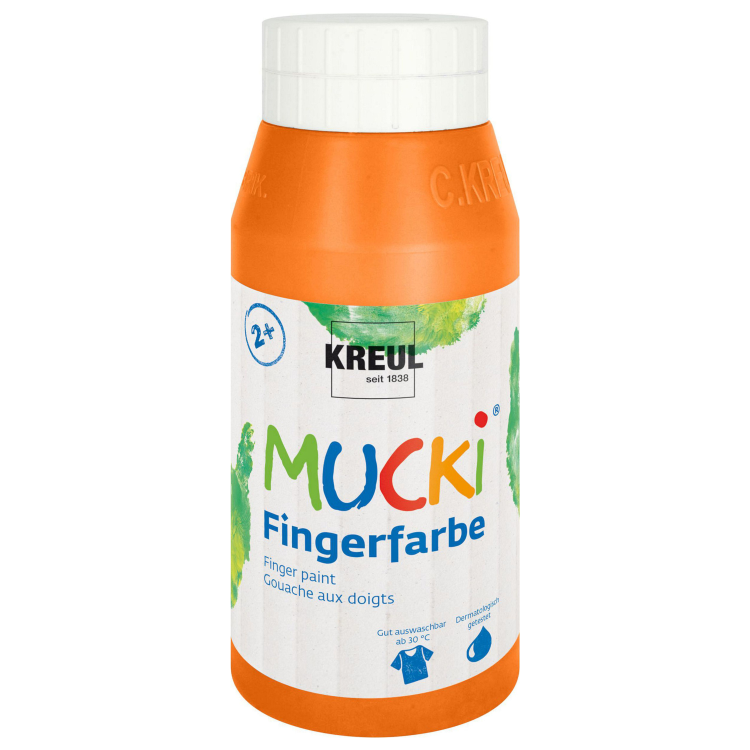 MUCKI Fingerfarbe Orange 750 ml