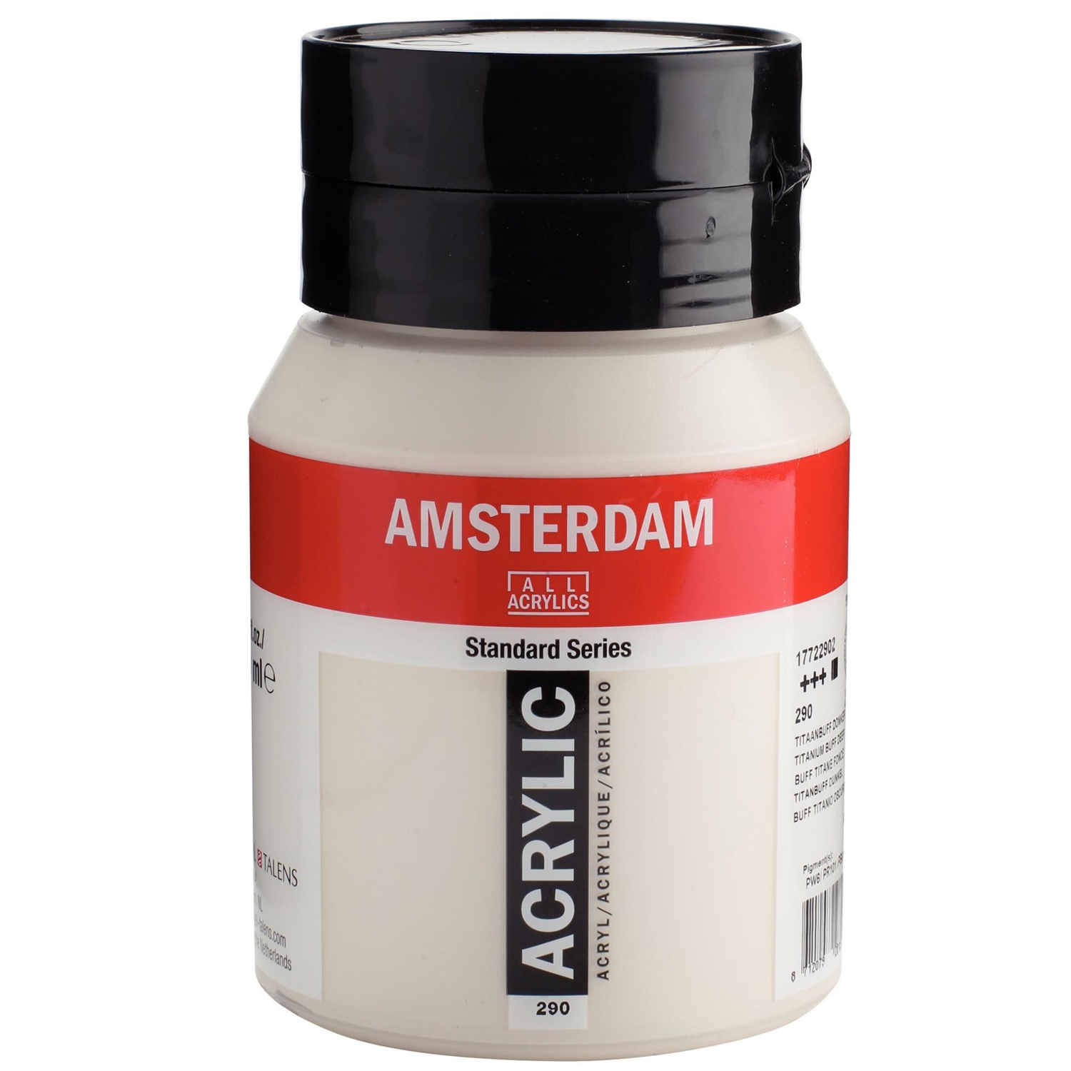 Amsterdam Acrylfarbe 500ml, Titanbuff dunkel