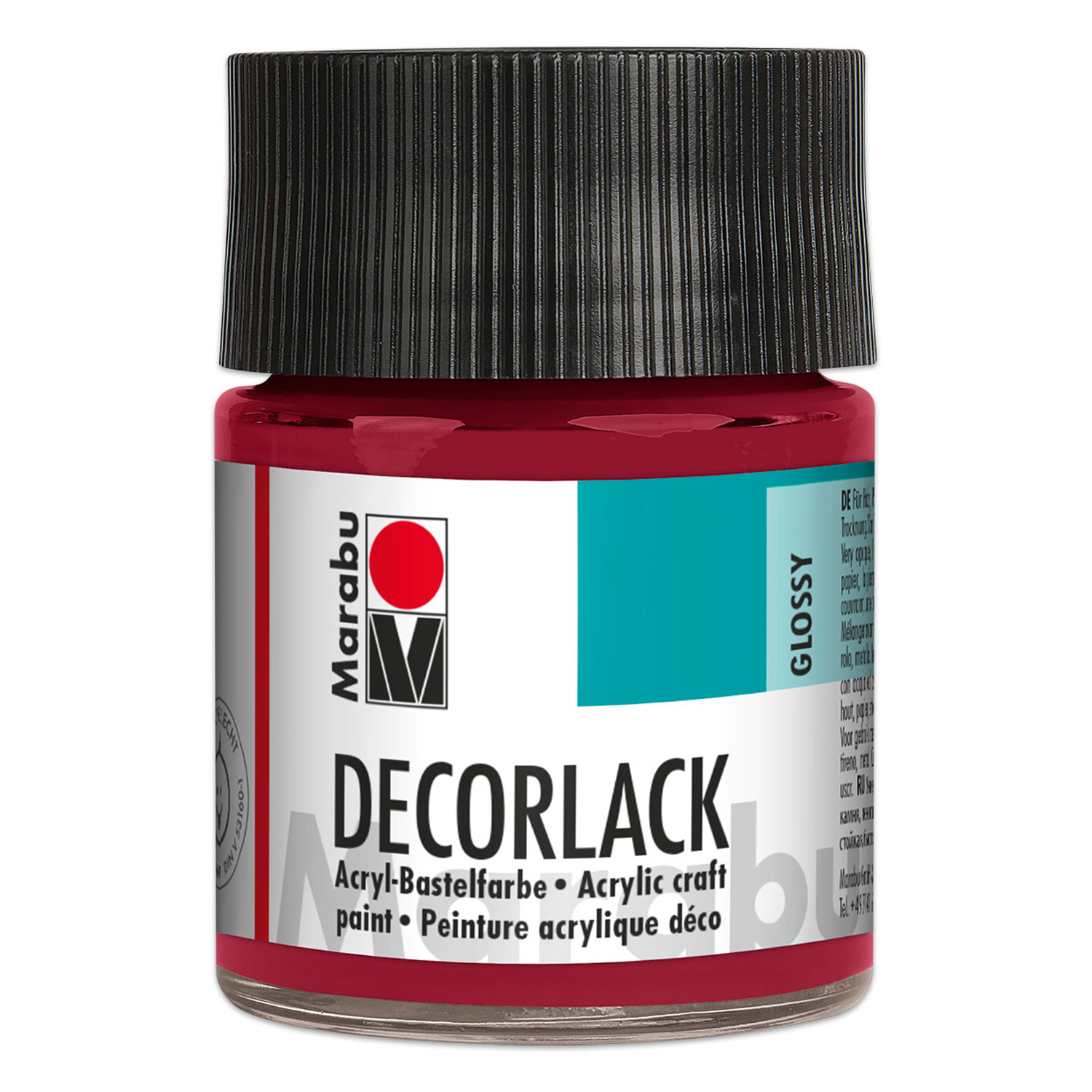 Marabu Decorlack 50ml Karminrot