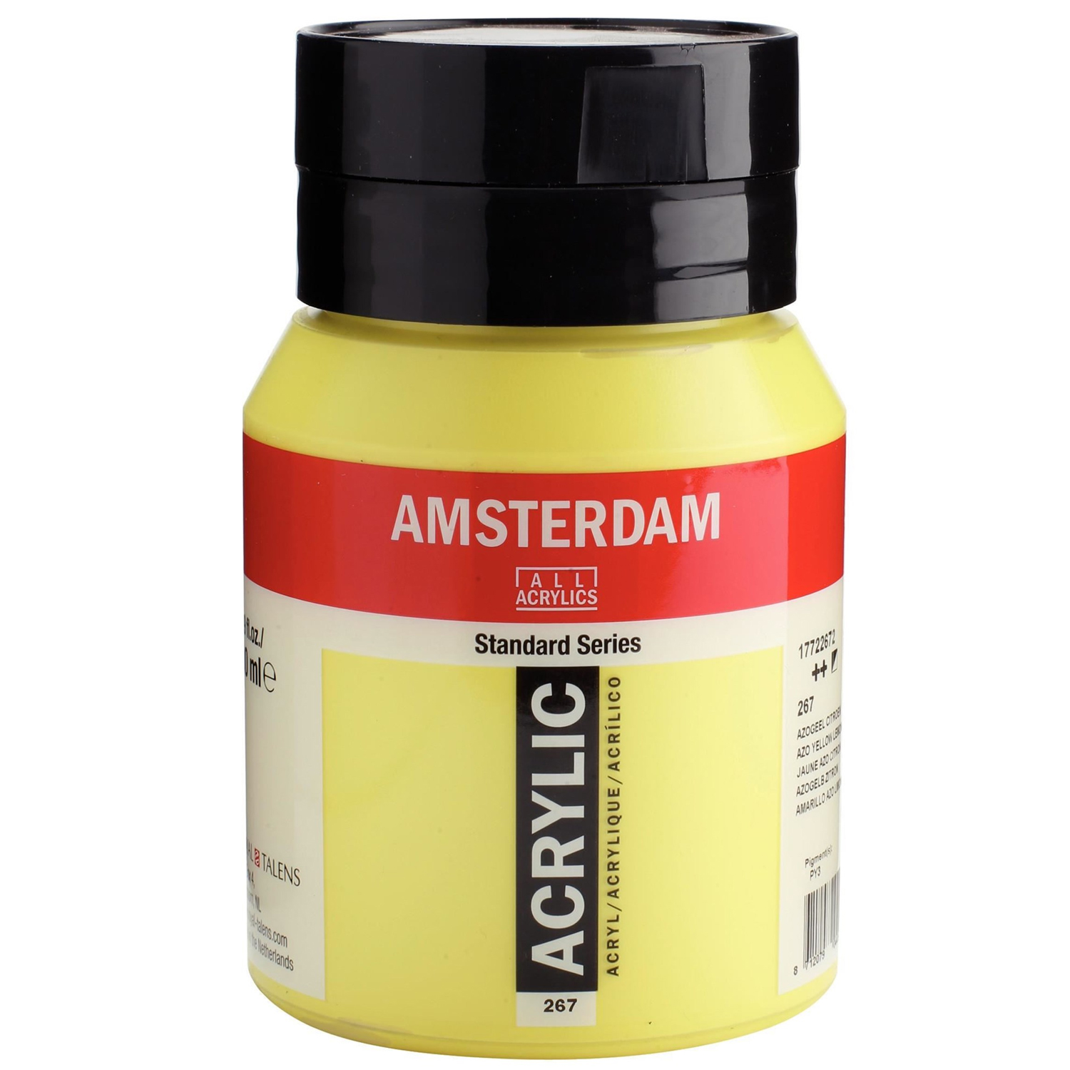 Amsterdam Acrylfarbe 500ml, Azogelb zitron
