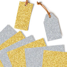 Glitterkarton 300g/m², 50 x 70 cm - Verschiedene Ausführungen