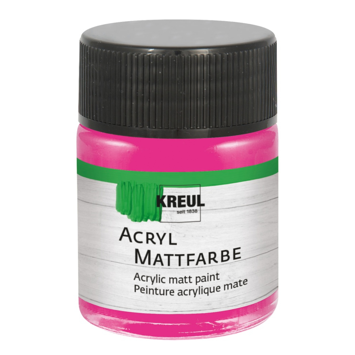 Kreul Acryl-Mattfarbe / Bastelfarbe, 50ml, Pink