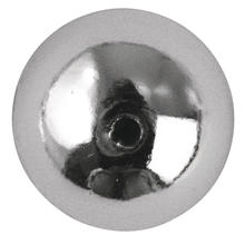 SALE Plastik-Rundperlen, 3 mm ø, 125 St., silber