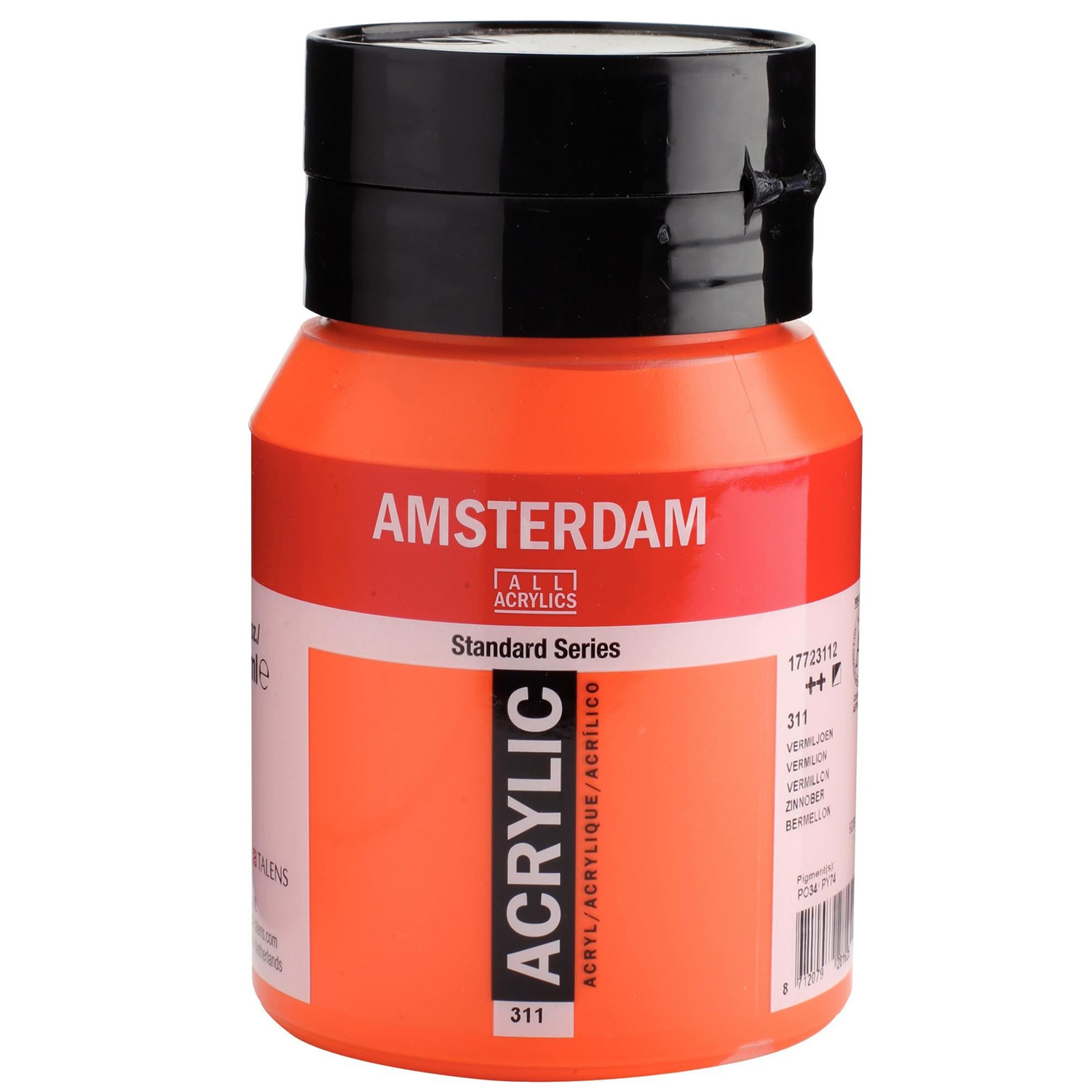 Amsterdam Acrylfarbe 500ml, Zinnober