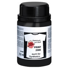 NEU PAINT IT EASY Siebdruckfarbe DEKAPRINT 2000, 250 ml, Schwarz