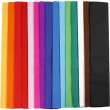 Krepppapier, 15 Lagen, L�nge 2,5 m, Breite 50 cm, Sortierte Farben