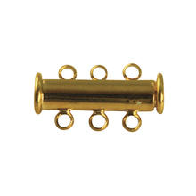 Magnetverschluss, 3-reihig, 20mm, 1St., gold
