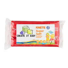 CREATE IT EASY Supersoft Knete, 500 g, Rot