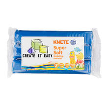 CREATE IT EASY Supersoft Knete, 500 g, Blau